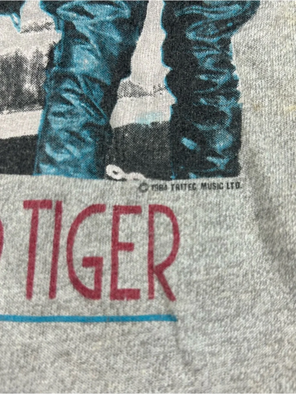 Vintage 1984 Duran Duran Seven and the Raged Tiger tour shirt med Single Stitch - Picture 3 of 8